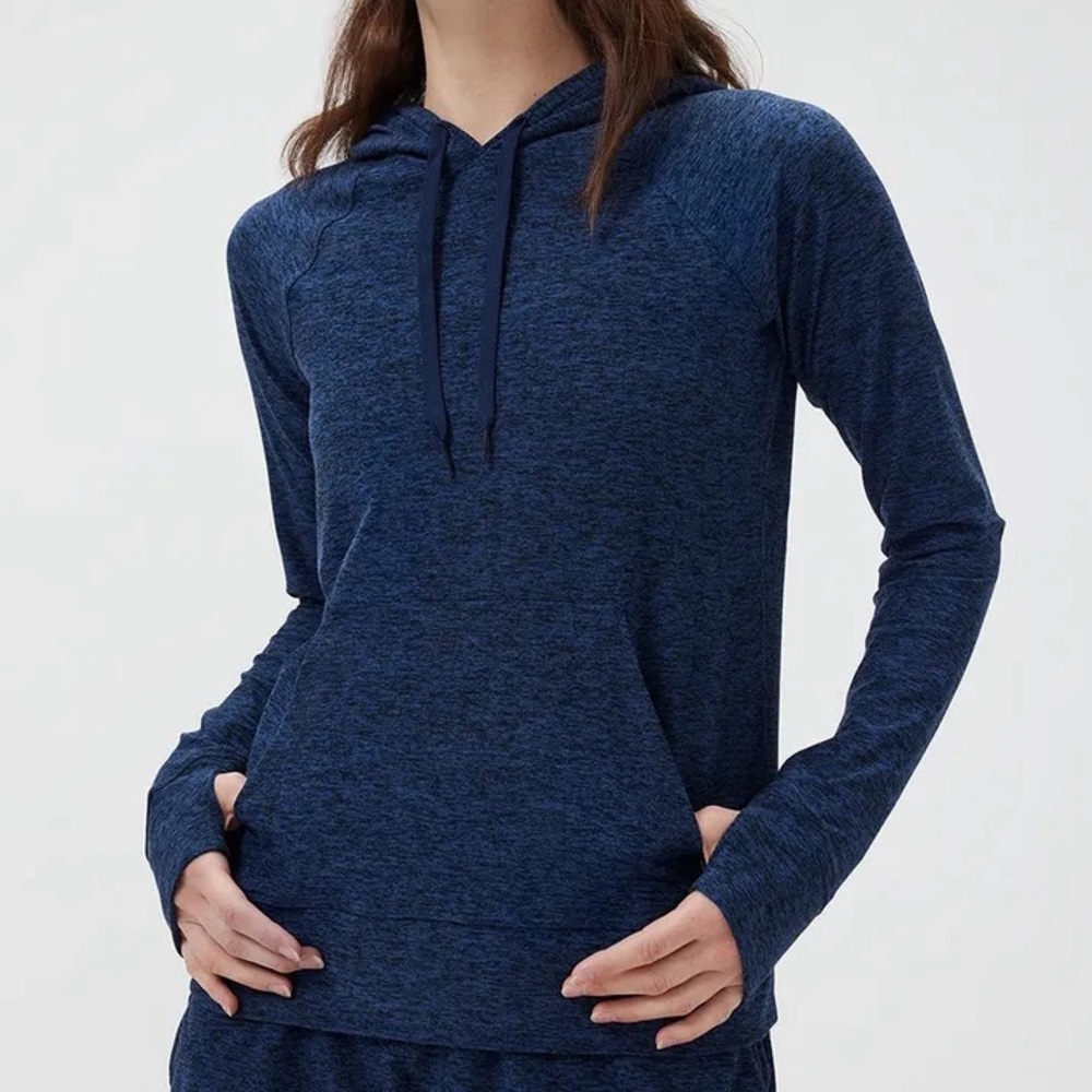 Navy Outdoor Voices CloudKnit hoodie size L